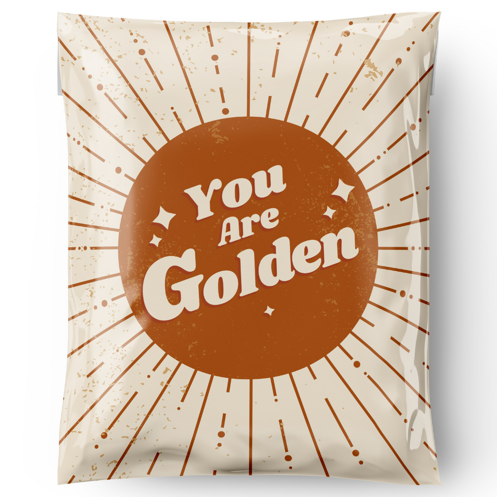Golden Poly Mailers