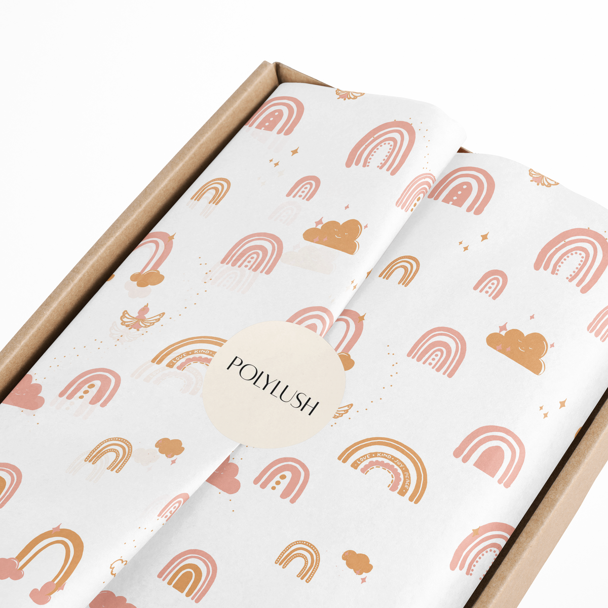 Boho Rainbow Tissue Paper – Polylush