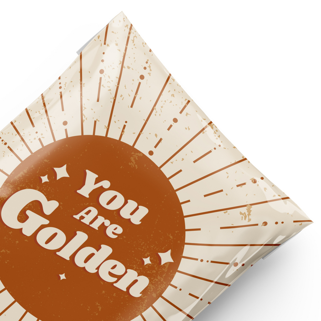 Golden Poly Mailers