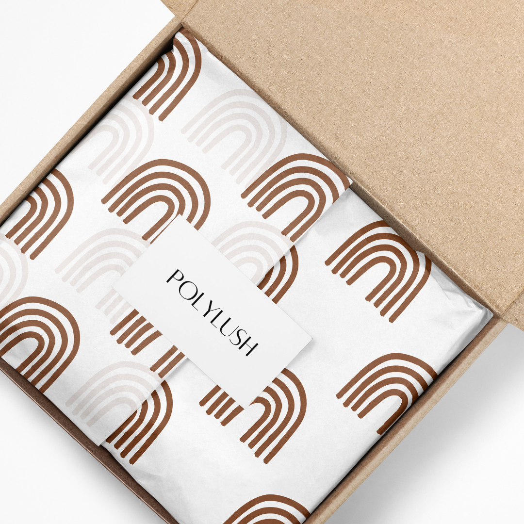 Rust Rainbow Tissue Paper β Polylush