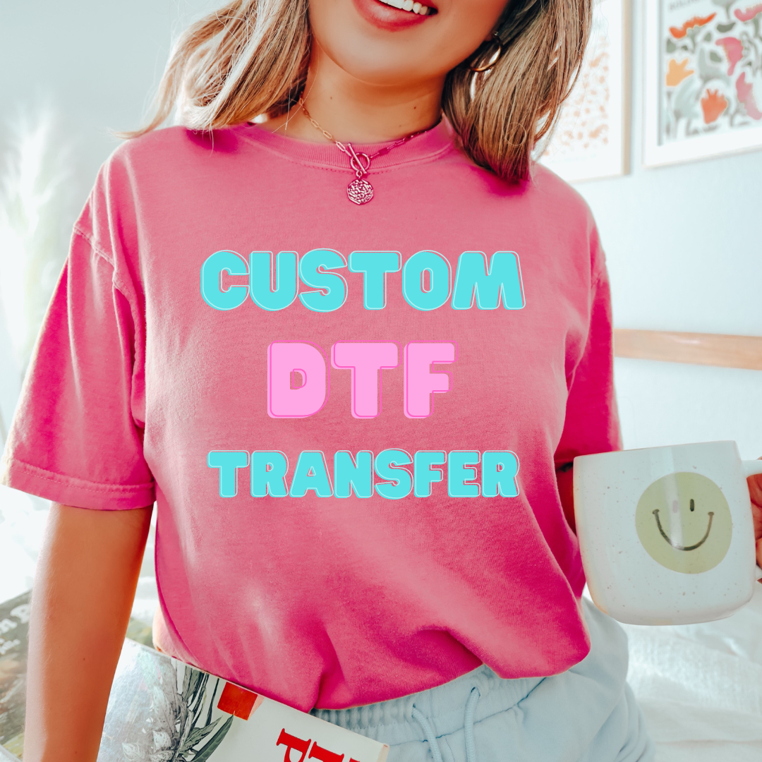 DTF Custom T shirt 2023 - Cutting and Pressing Custom Design on